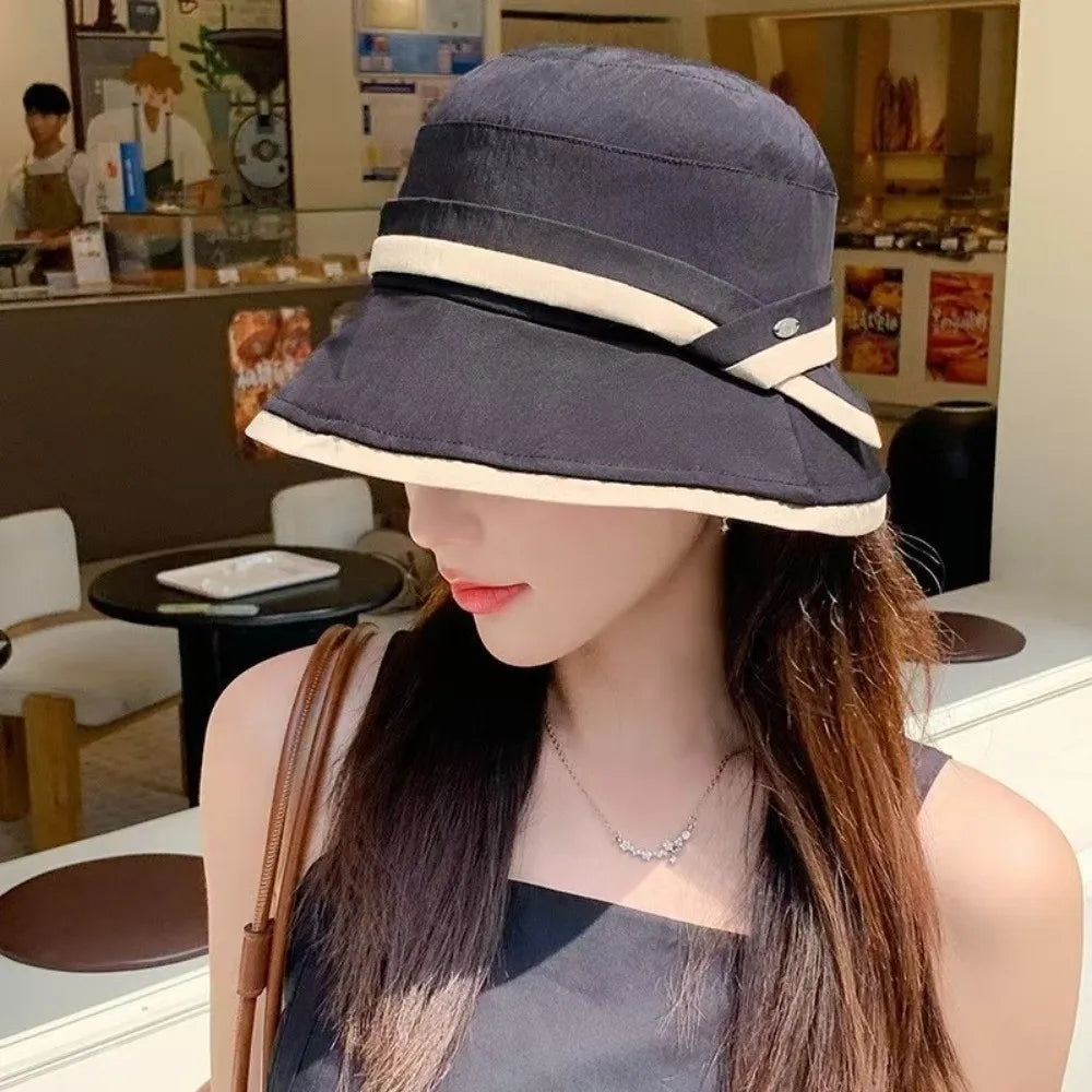 Wide Brim Foldable Sun Hat – Lightweight Bucket Hat, 4 Colors Wide Brim Sun Hat Qme