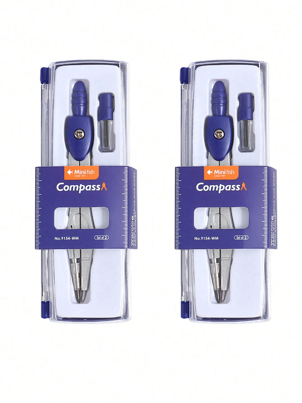 Precision Compass Set with Replaceable Tips – Drawing & Mapping Drawing Compass Set Qst Two-Blue