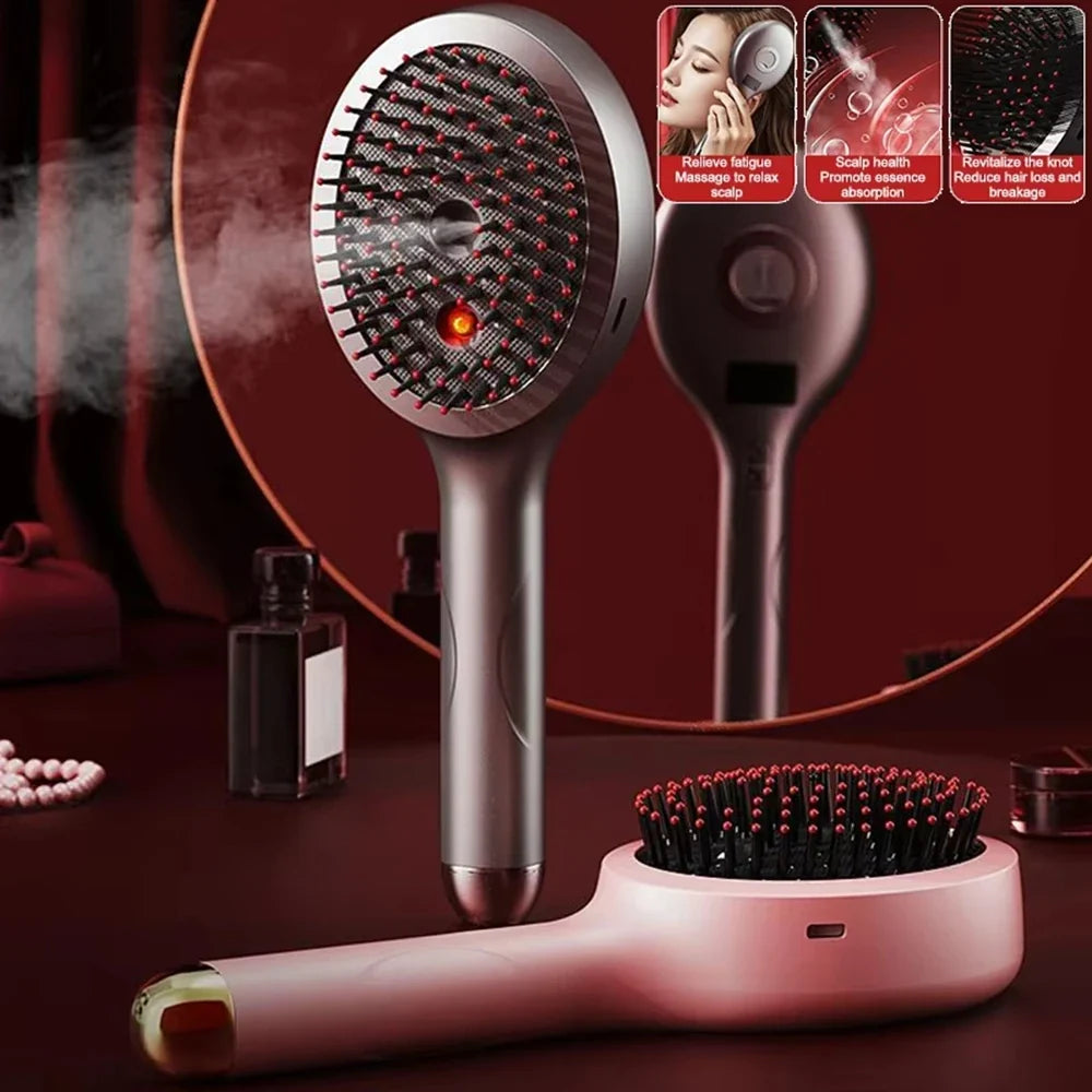 Electric Spray Massage Comb – Vibrating Scalp Massager Brush Scalp Massager Comb Qme