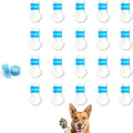 Disposable Dog Boots 20 Sets + Self-Adhesive Bandage Roll Disposable Dog Boots Qme WHITE L