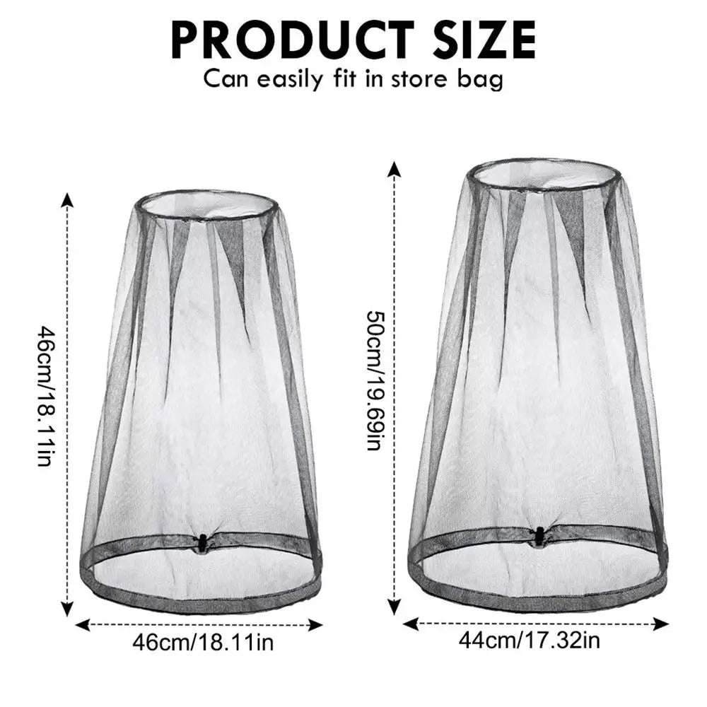 Lightweight Breathable Mesh Mosquito Head Net | 6 Colors Mosquito Head Net Qme