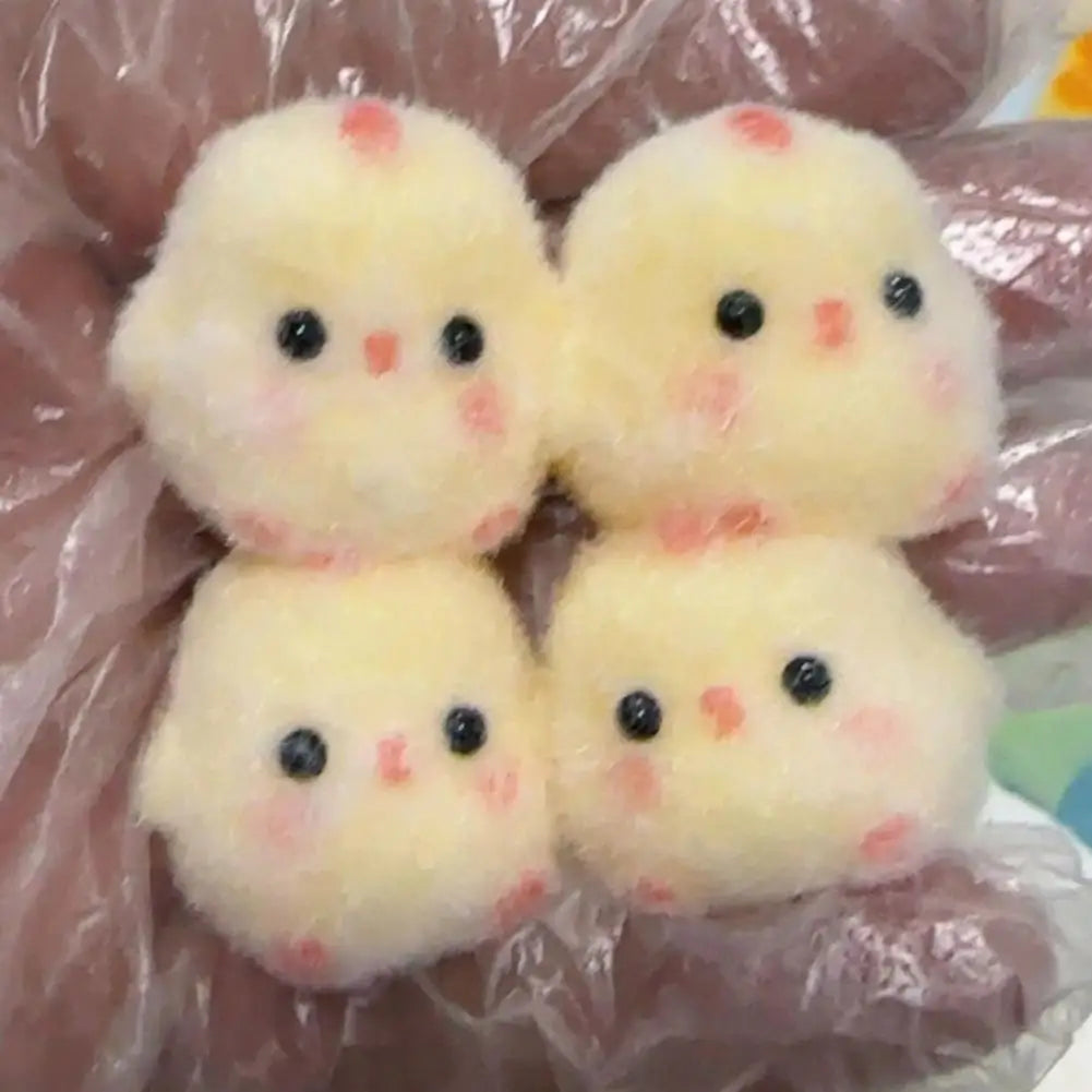 Handmade Chick Squishy Squeeze Toy – Cute Cartoon Fidget Squishy Fidget Toy Qme
