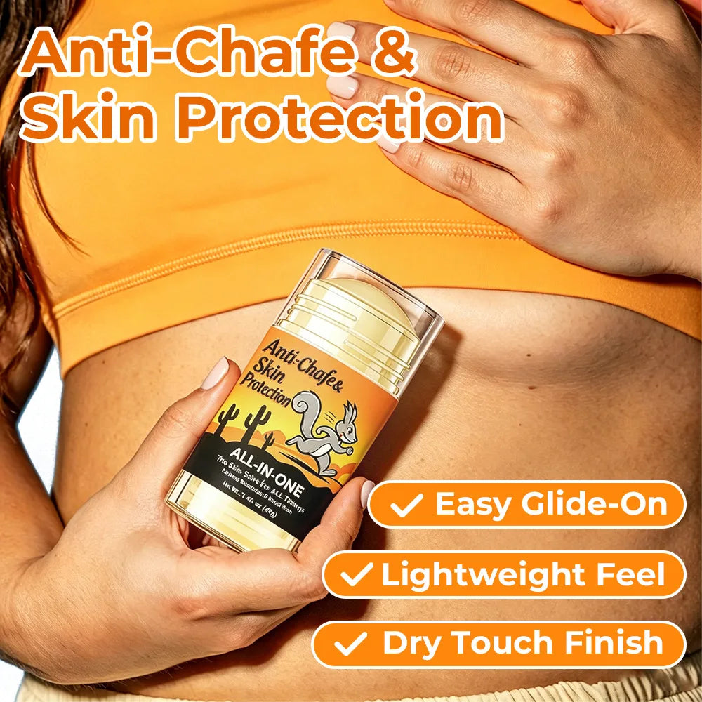 Anti-Chafe Body Balm Stick – Thighs, Underarms & Feet, 40g Body Balm Stick Qst