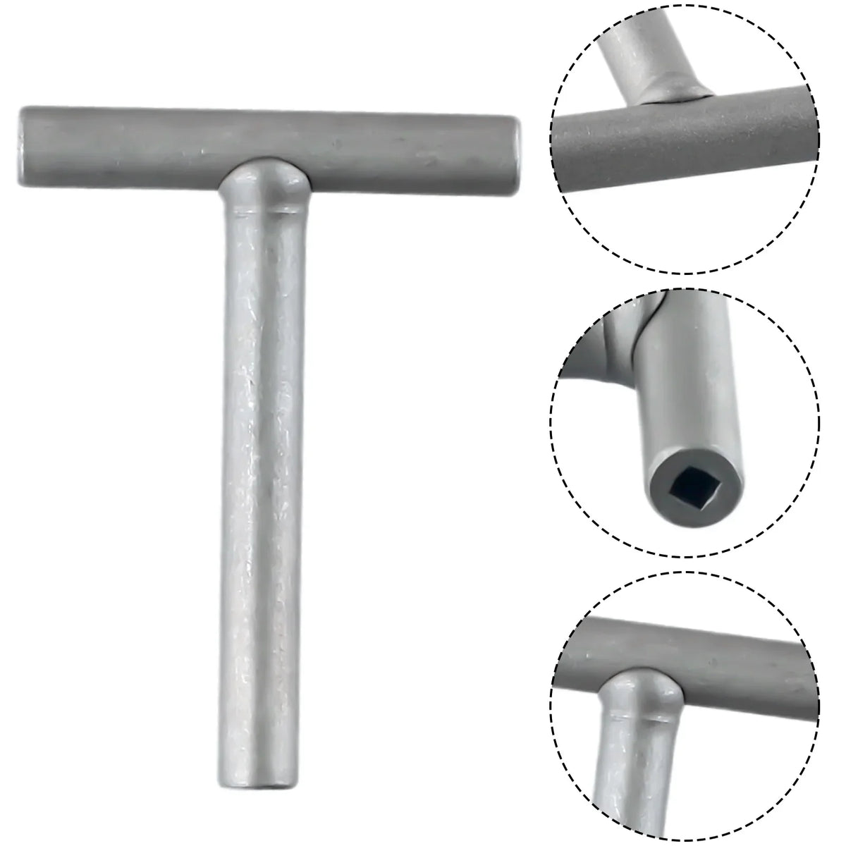 T-Handle Wrench Set 3mm 3.5mm 4mm Square Hex Spanner T-Handle Wrench Set Qme Default Title