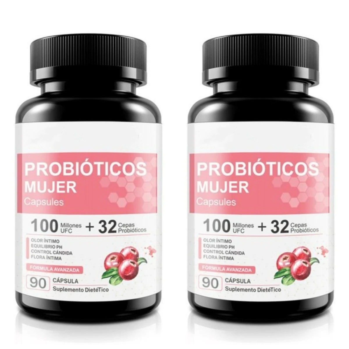 Probiotics for Women – 32 Strains, 100M CFU, 90 Capsules Probiotic Supplement Qst 2 bottles