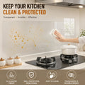 Transparent Electrostatic Kitchen Oil Splatter Guard Film Kitchen Splatter Guard Qme 1PCS 45cmX1m