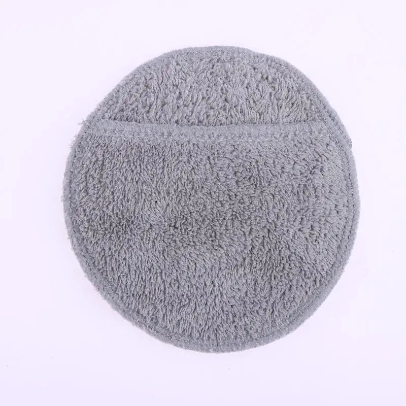 Reusable Microfiber Makeup Remover Cleansing Gloves Cleansing Gloves Qst A2 Gray