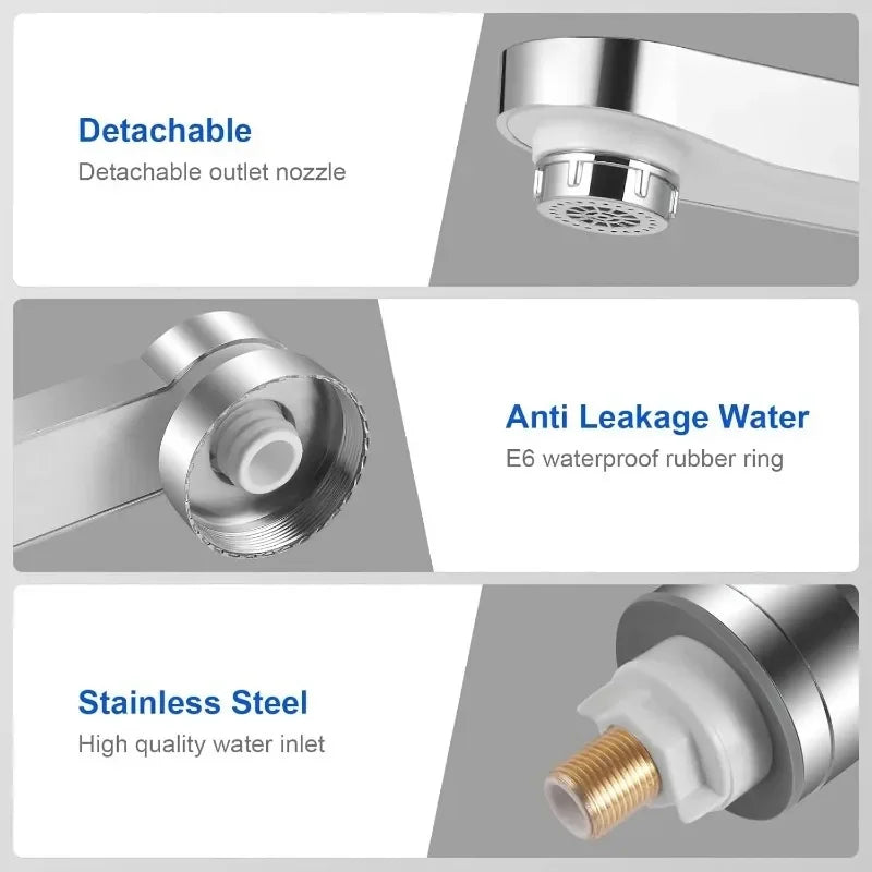 ZARTSEN Tankless Electric Hot Water Faucet LCD 360° | Instant Tap Instant Heater Faucet Qst