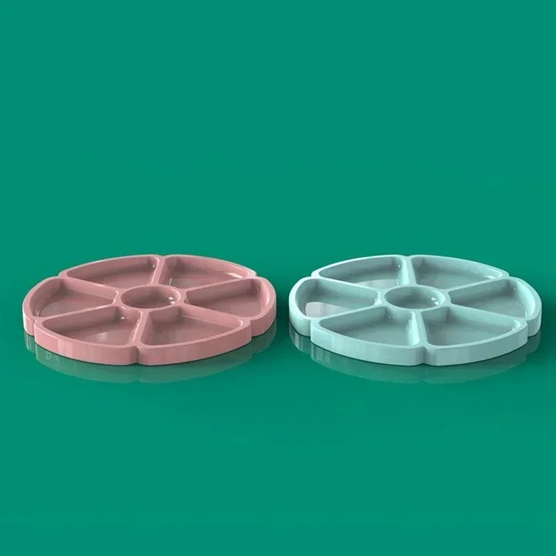 Petal Silicone Mold Tray – Fruit, Nut & DIY Partition Dish Silicone Mold Tray Qme