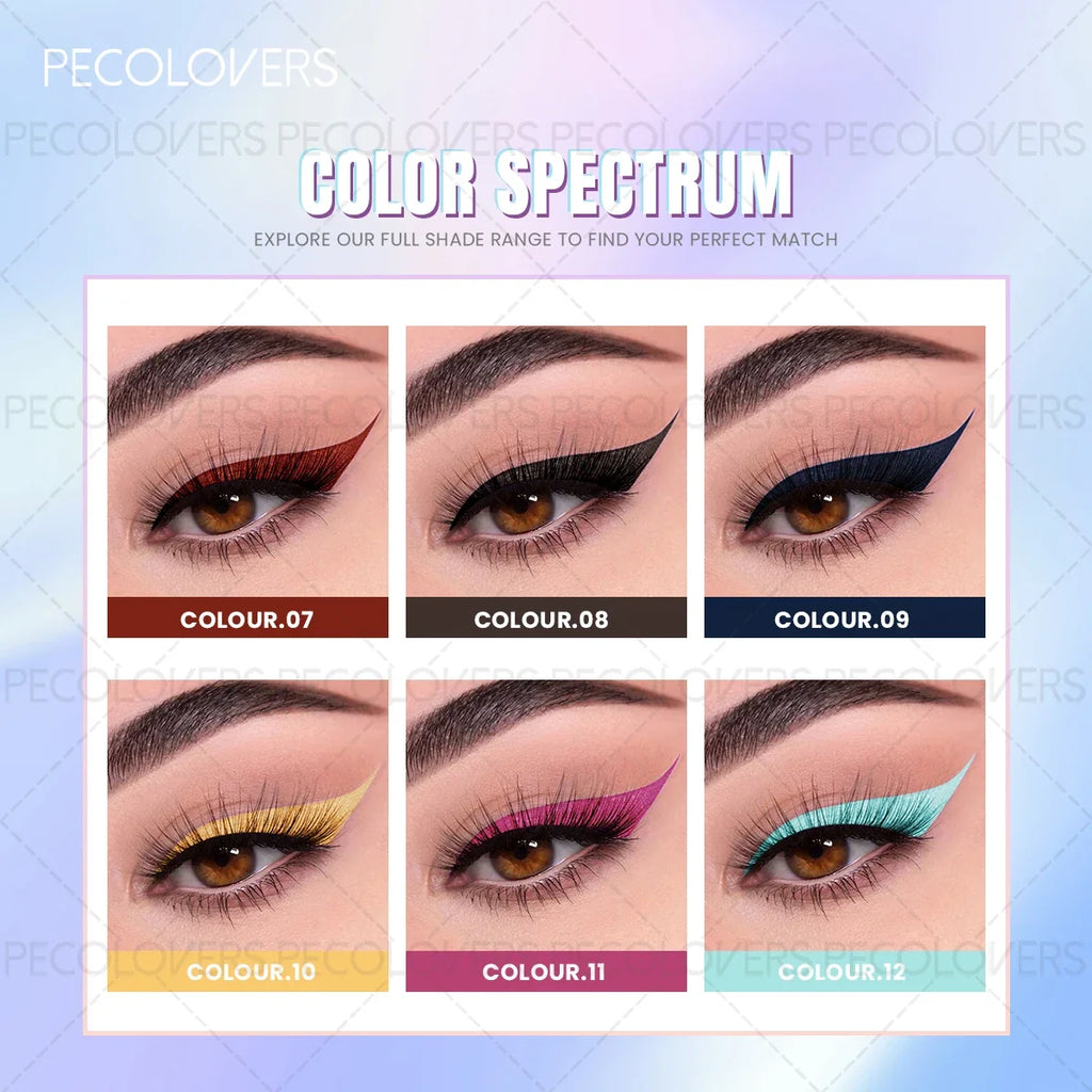 Colorful Matte Dip Liquid Eyeliner – Long-Lasting Eye Makeup Liquid Eyeliner Qme
