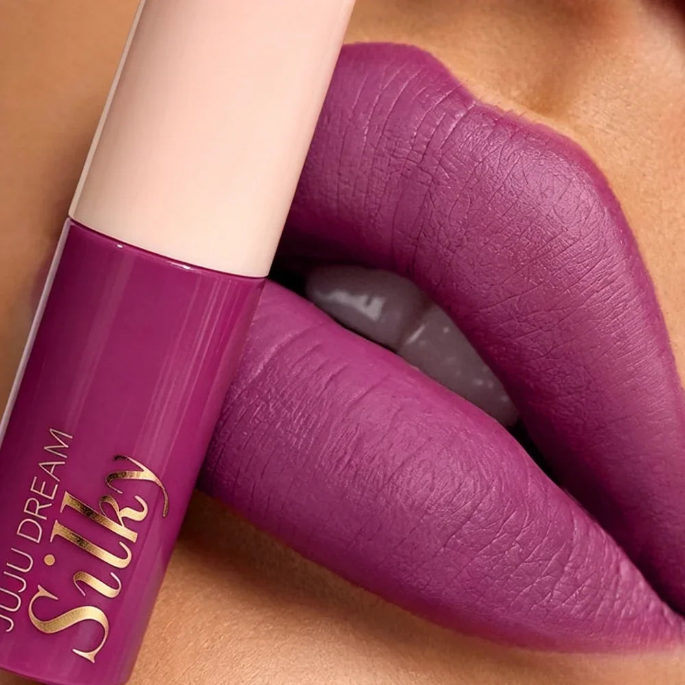 Soft Matte Lipstick Pink Nude – Waterproof Long-Lasting Matte Lipstick Qme