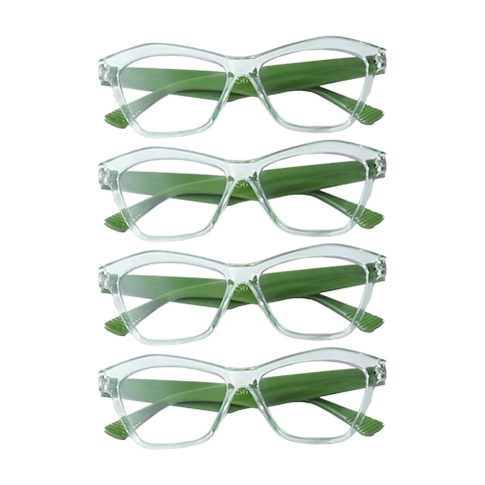 VOPHA Cat Eye Reading Glasses – Blue Light Blocking 1–5 Pack Reading Glasses Qst 100 4Green