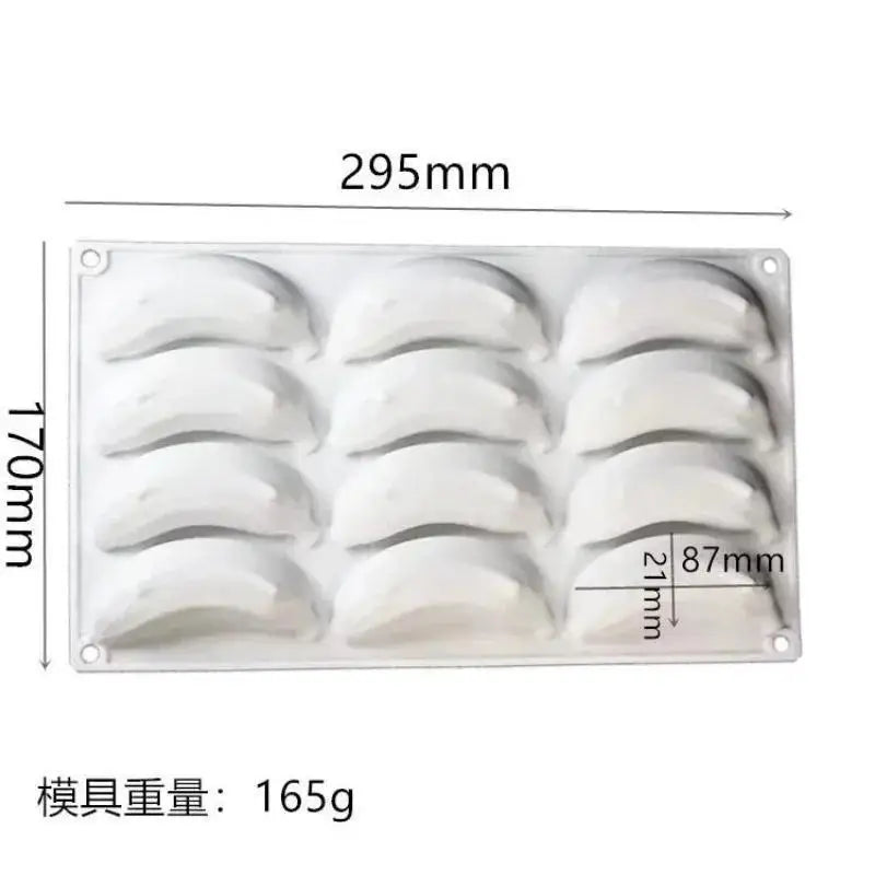 Silicone Fruit Mousse Cake Molds – 8 Shapes | Food-Grade Silicone Baking Mold Qme