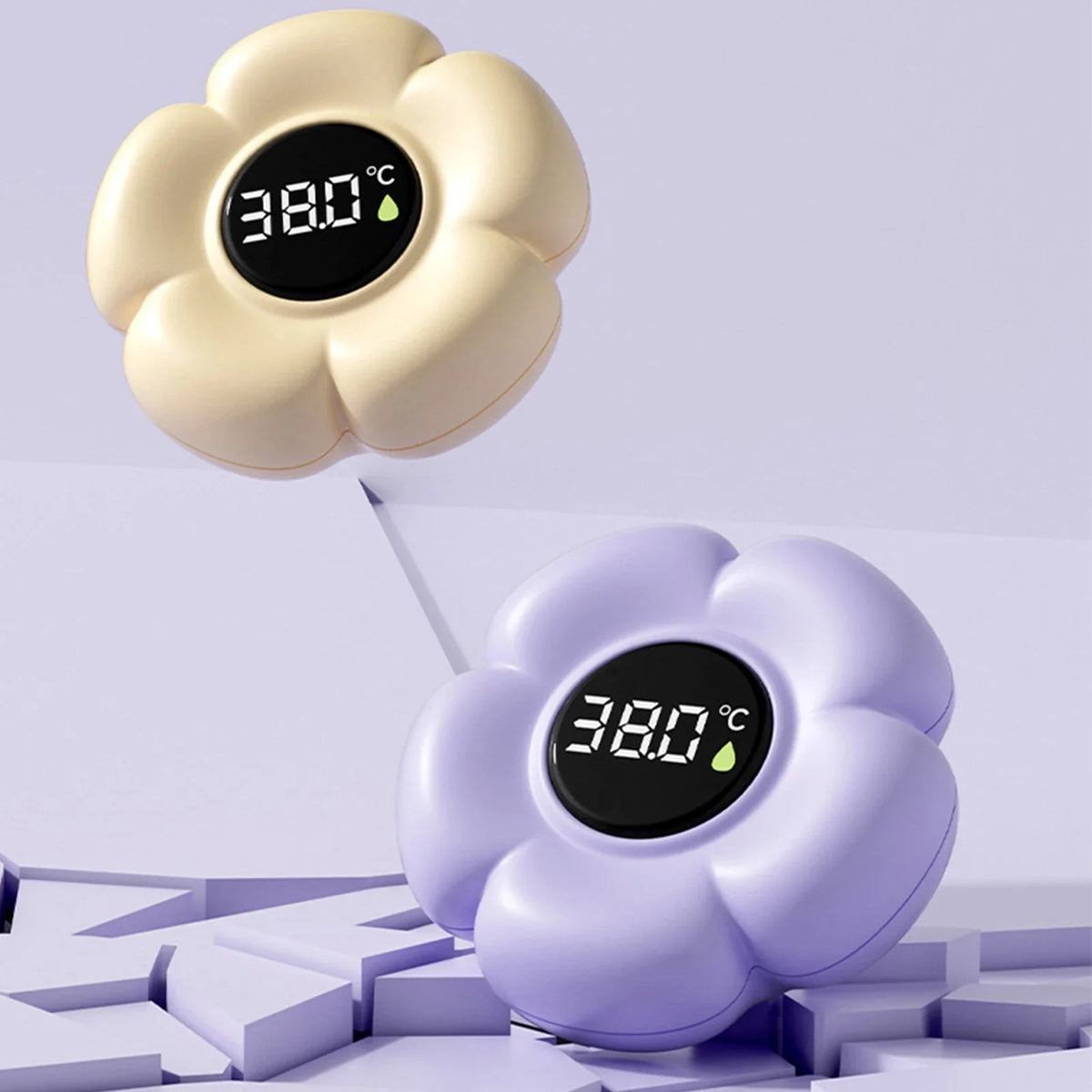 Baby Bath Thermometer LED Color Alerts – Digital Water Temp Baby Bath Thermometer Qme