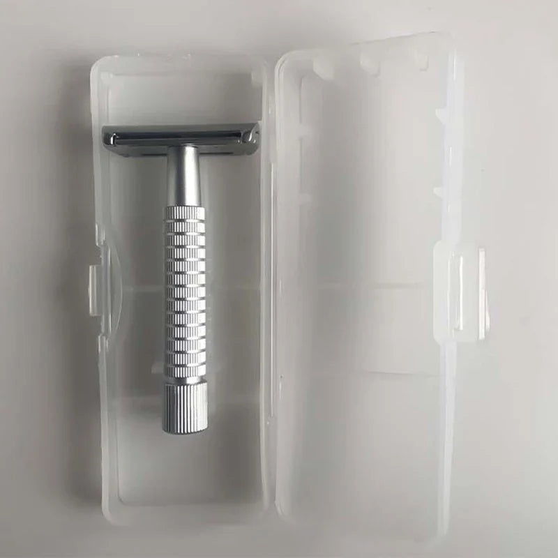Men's Eco-Friendly PP Shaver Storage Box with Handle Shaver Storage Box Qme