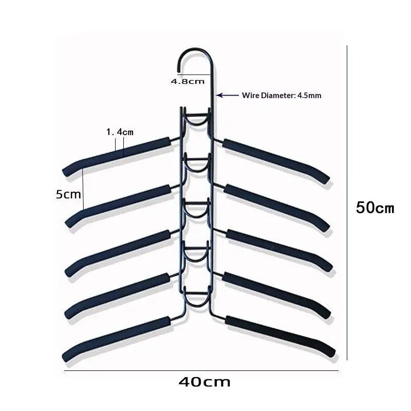 Multi-Tier Closet Hanger Organizer – Coats, Shirts & Dresses Closet Hanger Organizer Qme Default Title