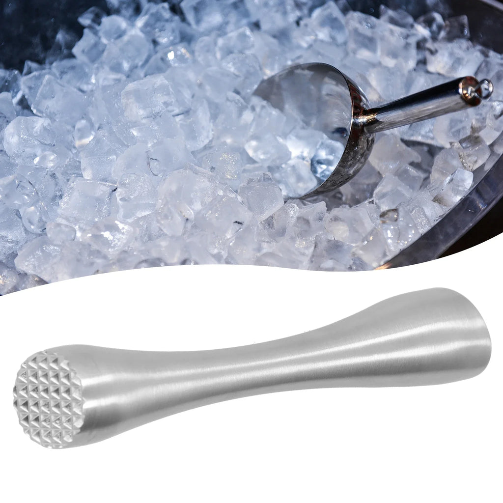 Stainless Steel Cocktail Muddler – Bar Fruit & Ice Crusher Cocktail Muddler Qme