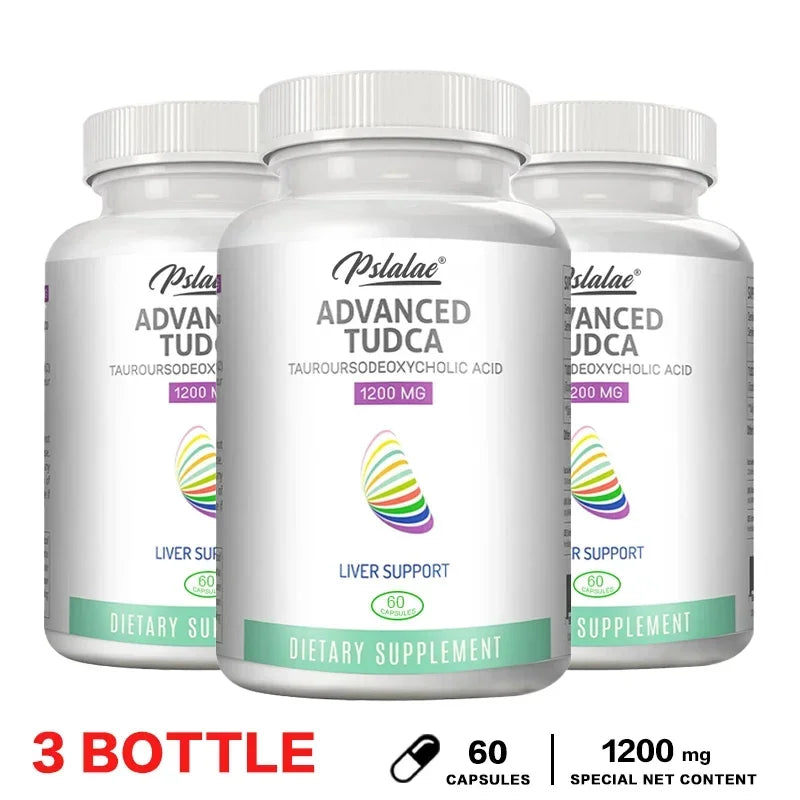 TUDCA Liver Support Supplement – 1200mg, 120 Capsules Liver Support Supplement Qst 60 Capsule-3bottle
