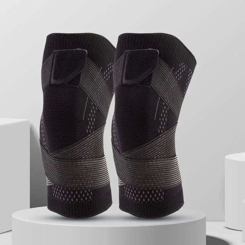 Elastic Knee Support Pads for Men & Women | Fitness Brace Knee Support Brace Qme