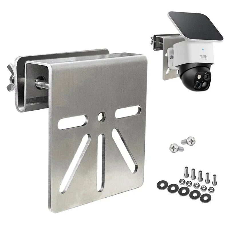 Stainless Steel Gutter Mount Bracket for Eufy SoloCam S340 E30 Camera Gutter Mount Qme