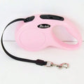 Retractable Dog Leash 3m 5m | Small & Medium Dogs | Qme Retractable Dog Leash Qme pink