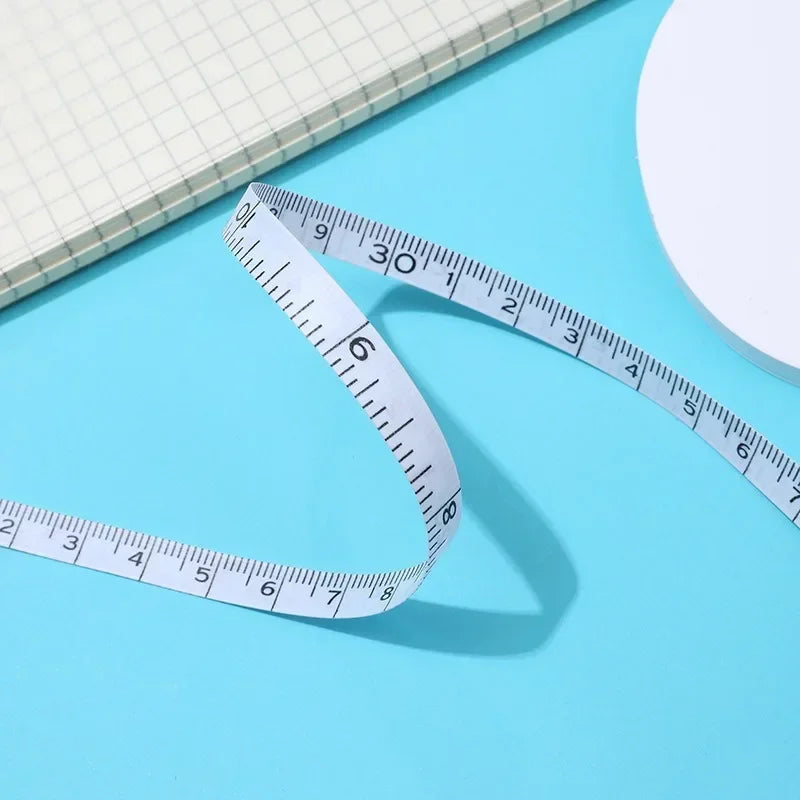 Mini Macaron Tape Measure 1.5m Metric Imperial Keychain Ruler Mini Tape Measure Qme