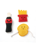 3-Pack Catnip Cat Chew Toys – Natural Loofah Kitten Set Cat Chew Toys Qst 3PCS
