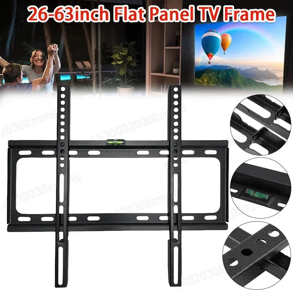 Low Profile TV Wall Mount for 26–63" LCD LED Flat Screen TVs TV Wall Mount Qme