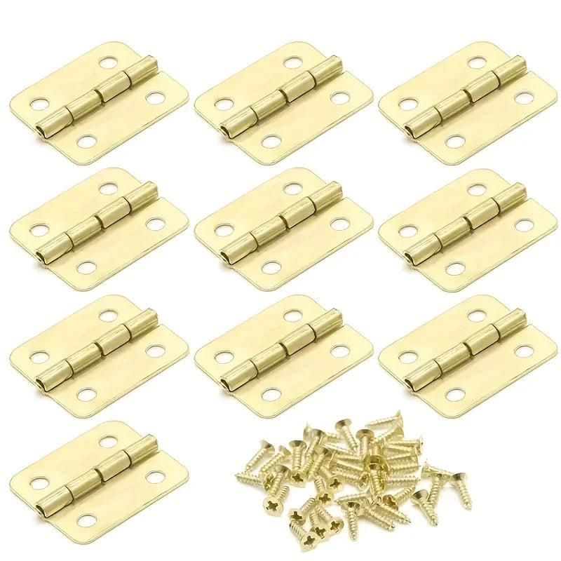 Mini Retro Decorative Hinges for Wooden Boxes & Jewelry Cases Decorative Mini Hinges Qme