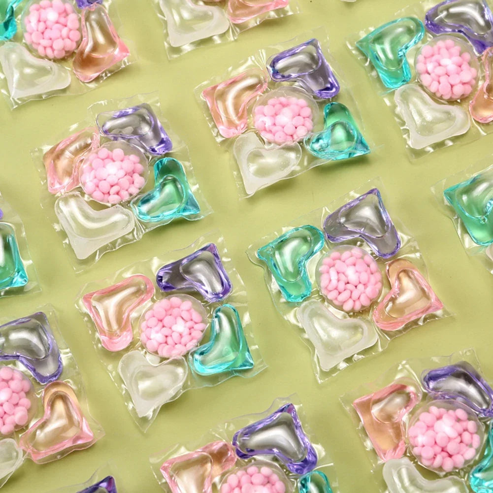 50-Pack 5-in-1 Laundry Detergent Liquid Capsule Pods Laundry Detergent Pods Qme
