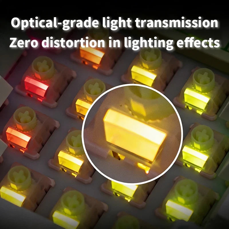 WS Biglucky 5-Pin Pre-Lubed Mechanical Keyboard Switches LED Mechanical Keyboard Switches Qme