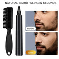 Instant Beard Filler Pen & Brush Comb – Waterproof by Qme Beard Filler Pen Qme Black