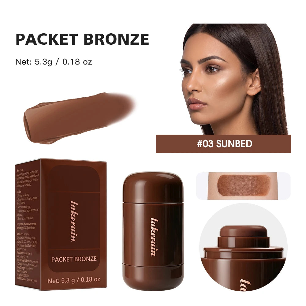 Cream Bronzer Stick – Blendable Face Contour & Bronzing Cream Bronzer Stick Qst 03
