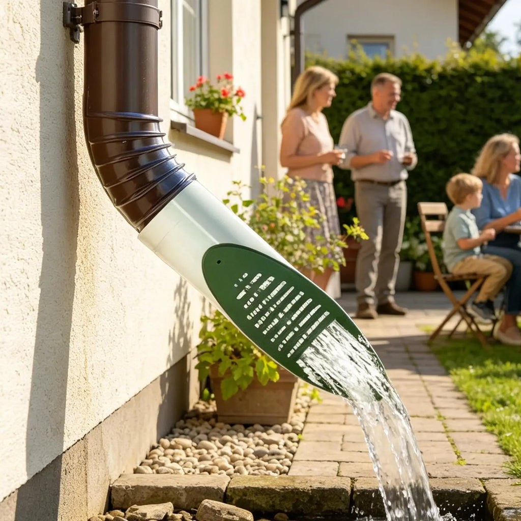 Angled Drainage Grate & Drain Emitter with Built-In Grille Cover Outdoor Drain Emitter Qme