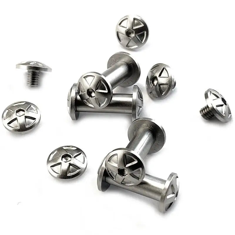 Swayboo Knife Handle Rivet Screws Hex Umbrella 5MM 6MM Steel Knife Handle Screws Qst