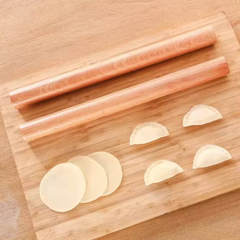 Solid Wood Rolling Pin – Food Grade Non-Stick Dough Tool Wooden Rolling Pin Qst