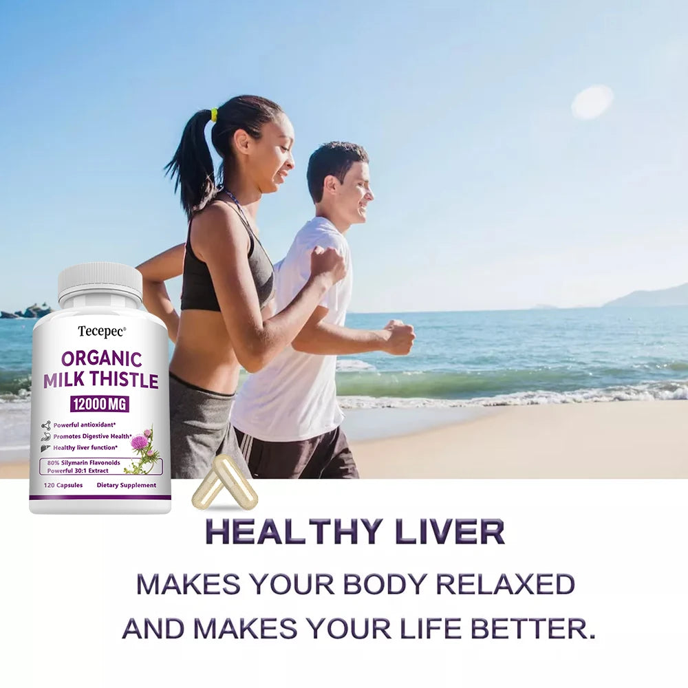 Milk Thistle Extract Capsules – Vegan Herbal Supplement Herbal Supplement Qst