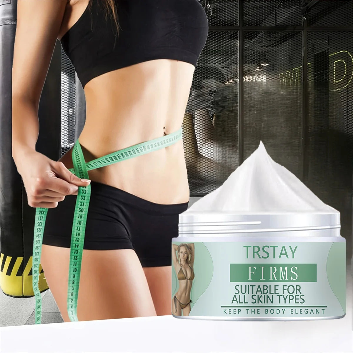 TRSTAY Body Firming Massage Cream – Cocoa Butter & Caffeine Body Firming Cream Qst