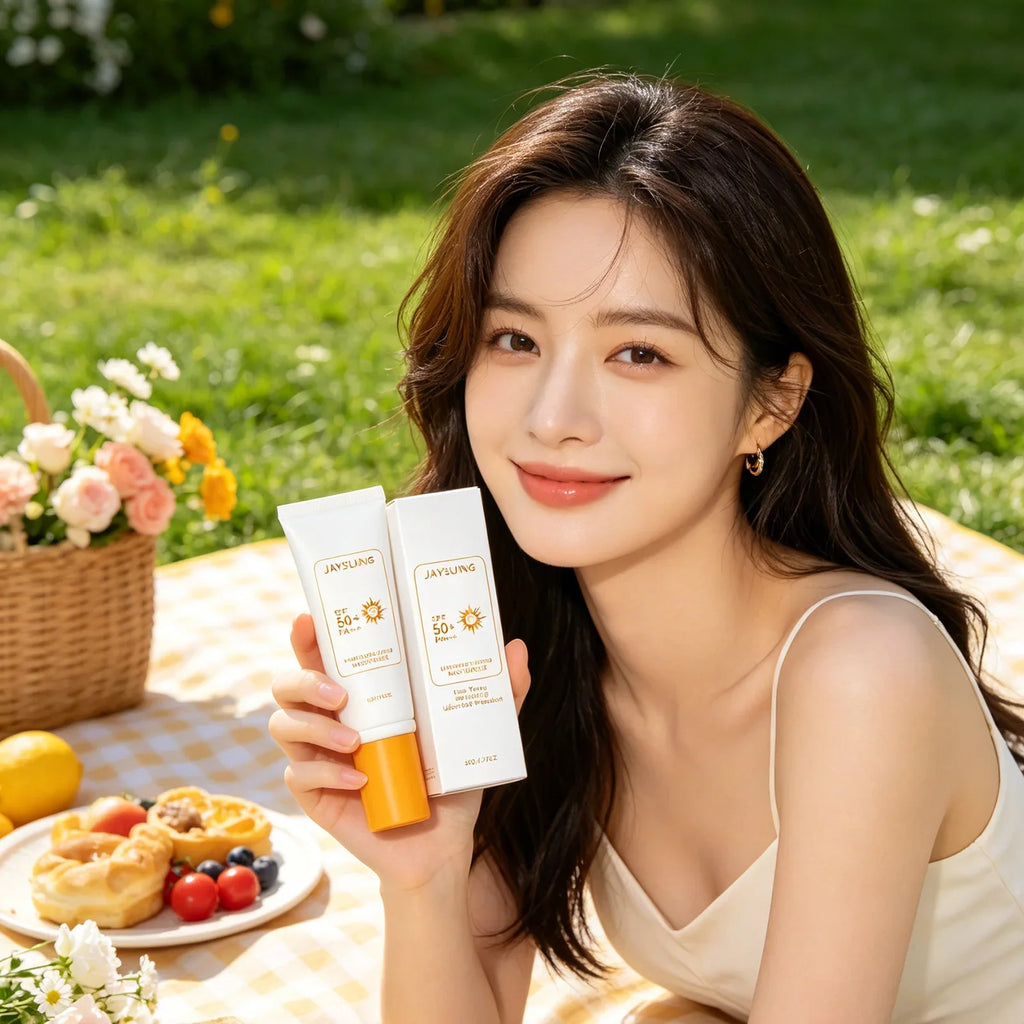 Jaysuing Tinted Sunscreen SPF 50 | Waterproof UV Protection Tinted Sunscreen Qme