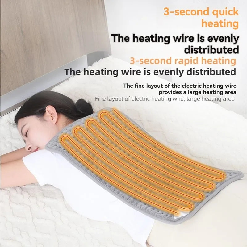 MiLESEEY B15C Electric Heating Pad – 9-Level Heat Control Electric Heating Pad Qst
