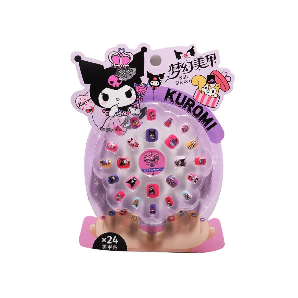 Hello Kitty Kuromi Nail Stickers – Kids Birthday Gift Kids Nail Stickers Qme 2