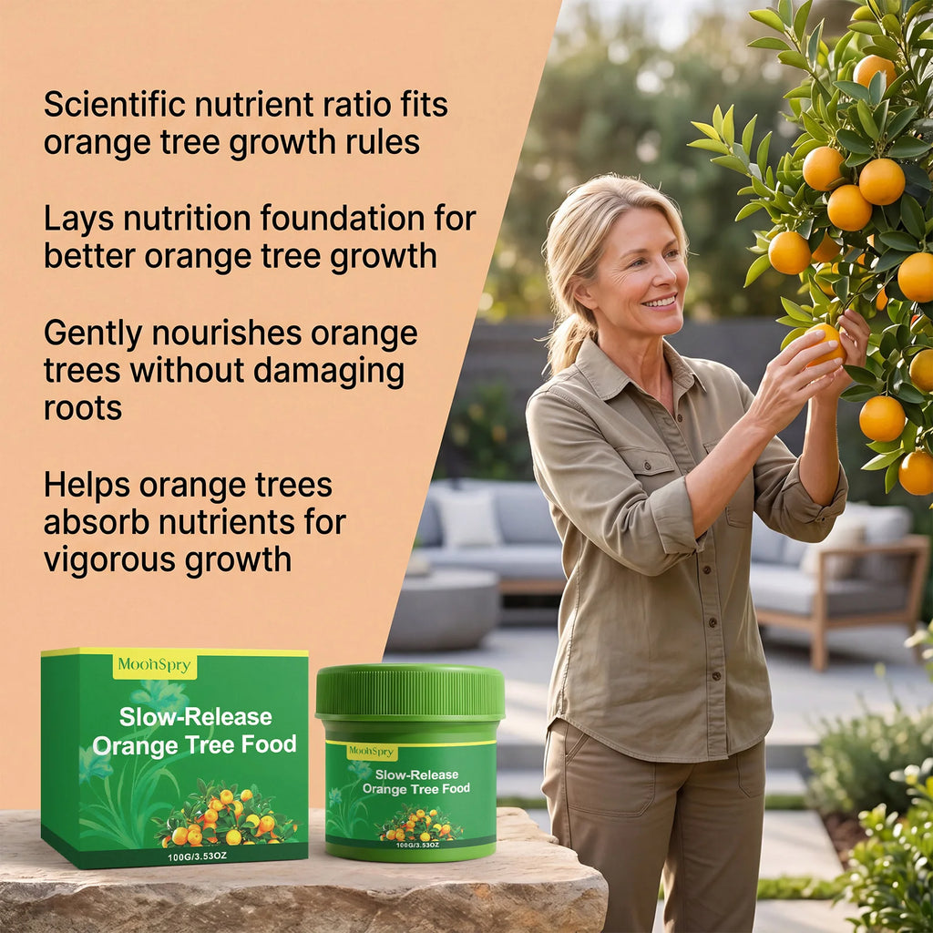 Slow-Release Organic Citrus & Orange Tree Fertilizer – MOONSPRY Organic Tree Fertilizer Qst