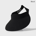 Foldable Wide Brim UV Sun Hat – Quick-Dry Nylon, Adjustable Wide Brim Sun Hat Qst Black