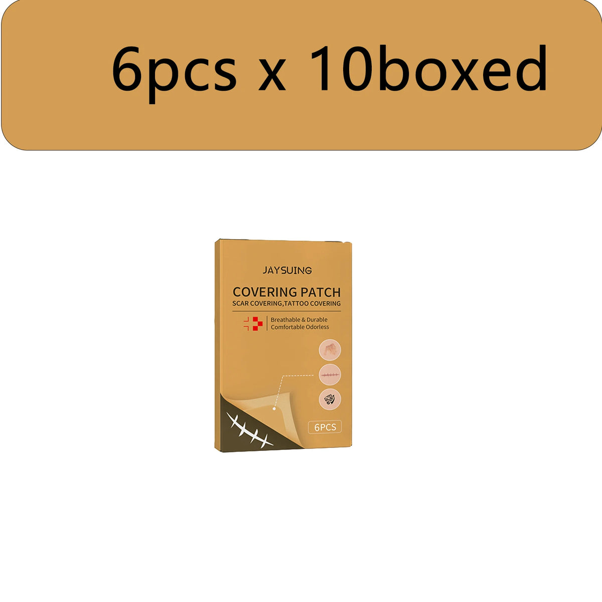 5-Pack Invisible Concealer Stickers – Waterproof & Breathable Skin Concealer Stickers Qst 6pcs x 10boxed