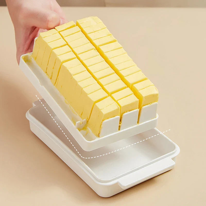 Butter Keeper Container with Lid – Fridge Fresh Storage Box Food Storage Container Qme