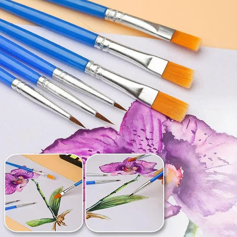 Kids Nylon Hook Line Drawing Pens – Art & Coloring Set Kids Art Brush Set Qme