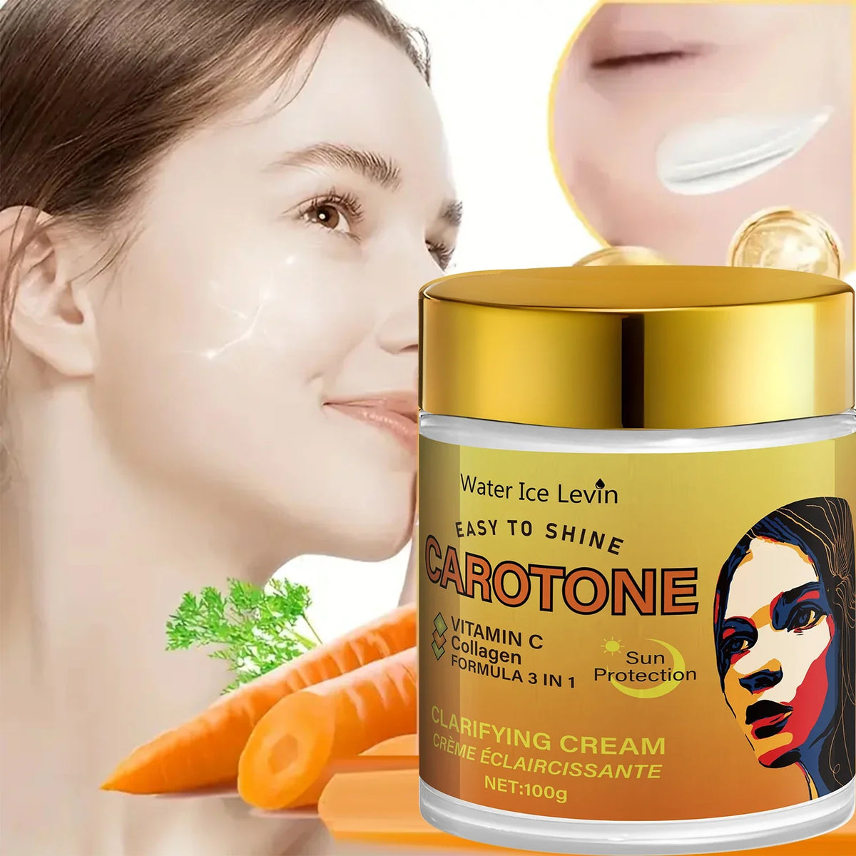 Vitamin C Collagen Sun Protection Clarifying Cream 100g Clarifying Face Cream Qme