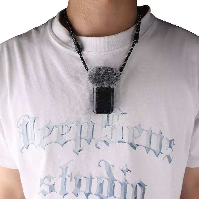 Magnetic Mic Necklace Holder – Hands-Free Microphone Mount Microphone Mount Qme