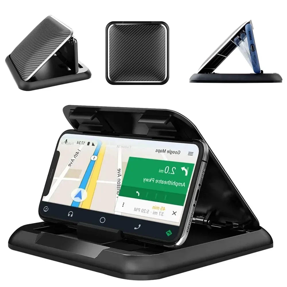 Universal Car Dashboard Phone Holder – Adjustable Clip Mount Car Phone Mount Qme
