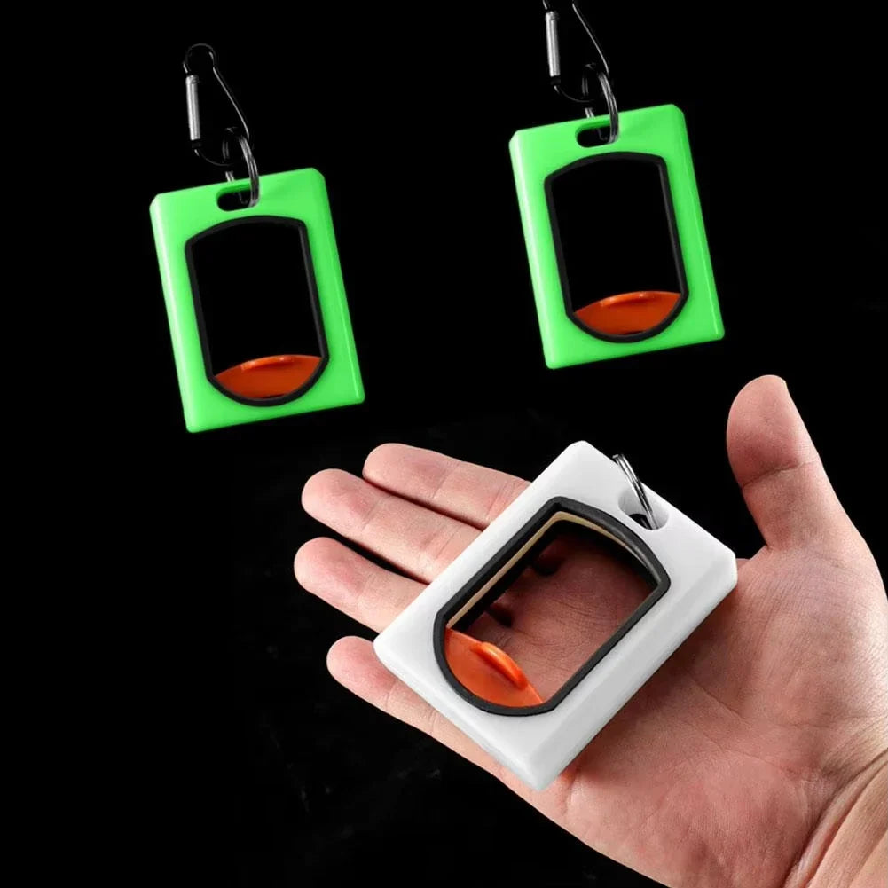 Square Fluorescent Cable Tie Organizer – Portable & Reusable Cable Tie Organizer Qme